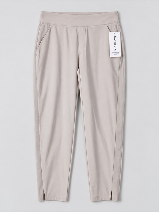 Athleta Pants - Athleta Brooklyn Ankle Pants Size 4 Stretch Pull On Tapered Athleisure New